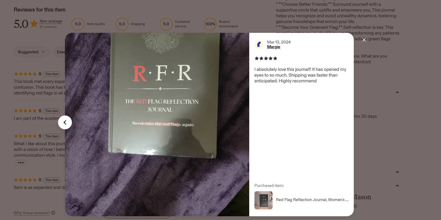Red Flag Reflection Journal